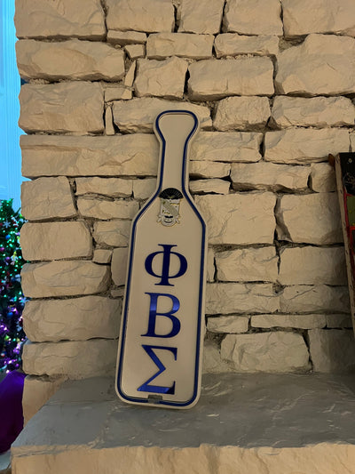 PHI BETA SIGMA LED WOODEN PADDLE