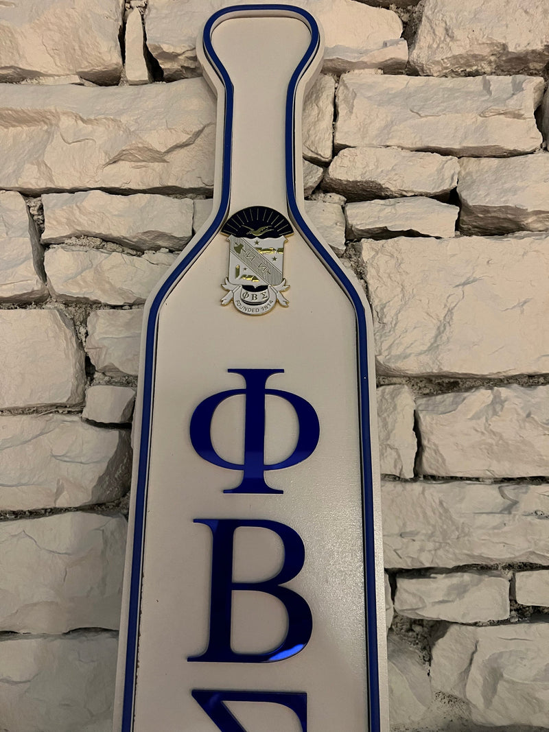 PHI BETA SIGMA LED WOODEN PADDLE