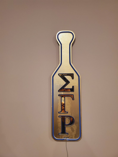 Sigma Gamma Rho LED Neon Greek Paddle