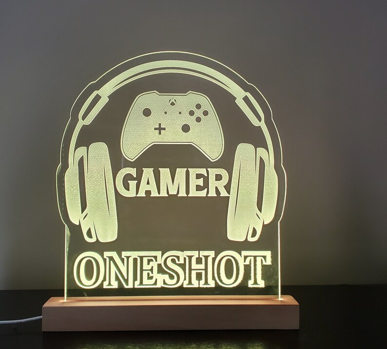 Custom Gamer Tag, Personalized Gamertag Light Sign, Custom twitch sign