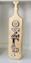 Sigma Gamma Rho Wooden Paddle Gold